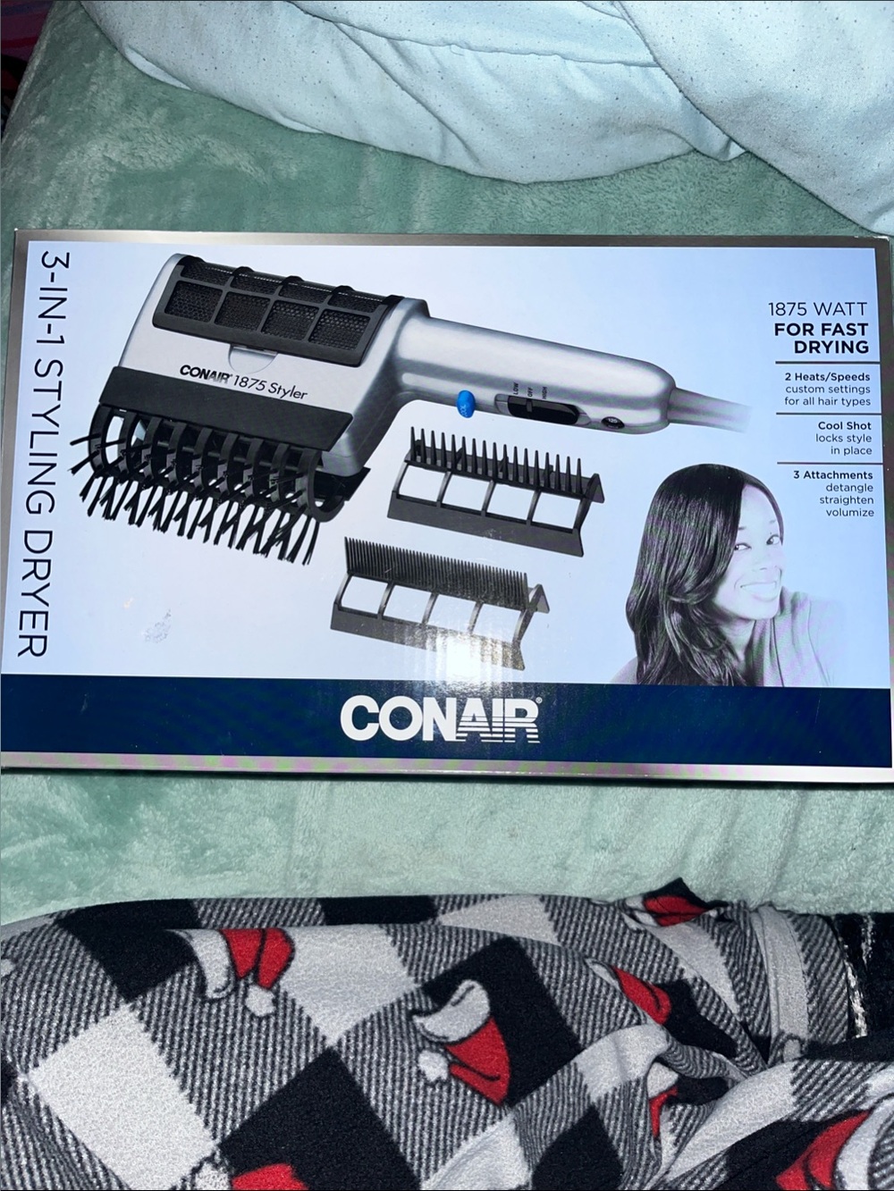Conair 3-in-1 Styling Dryer - Silver